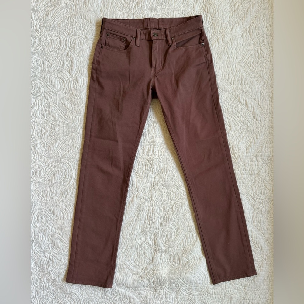 Levi's Men's 511 Slim Jeans, 30 X 32, Maroon